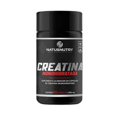 Creatina monohidratada 60cps 590mg Natuser