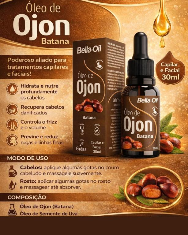 Oleo de Ojon 30ml, Bellaphytus.