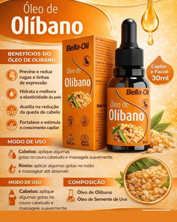 Oleo de Olibano 30ml, Bellaphytus.