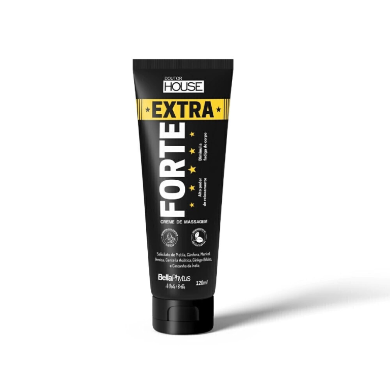 Creme de Massagem Extra Forte, 120ml Bellaphytus.