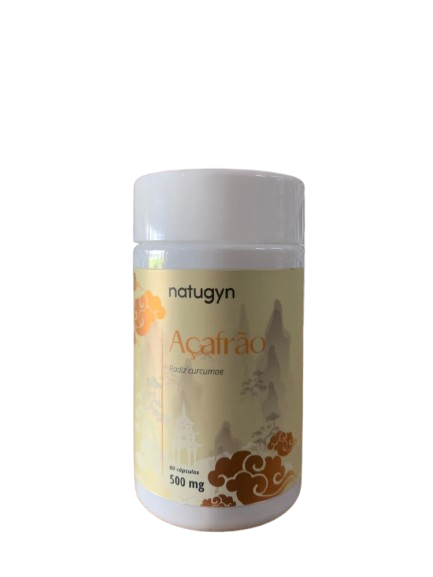 Açafrão 500mg 60cps, Natugyn.