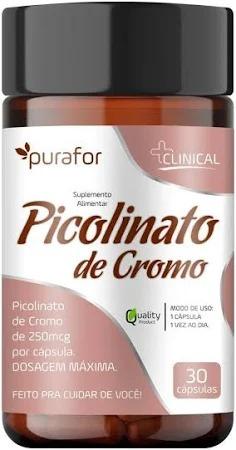 Picolinato de Cromo, Purafor 30cps.