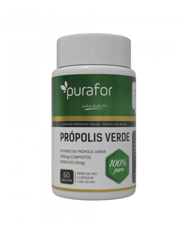 Propolis Verde, 60cps Purafor.