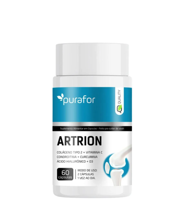Artrion Colageno + Vitamina C, 60cps Purafor.