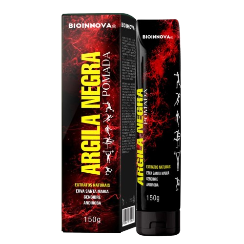 Pomada Argila Negra 150g Bioinnova.