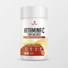 Vitamina C + D e Zinco 60cps, Natuser.