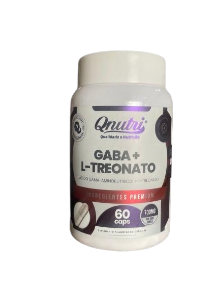 Gaba + L-treonato 60cps, Qnutri.