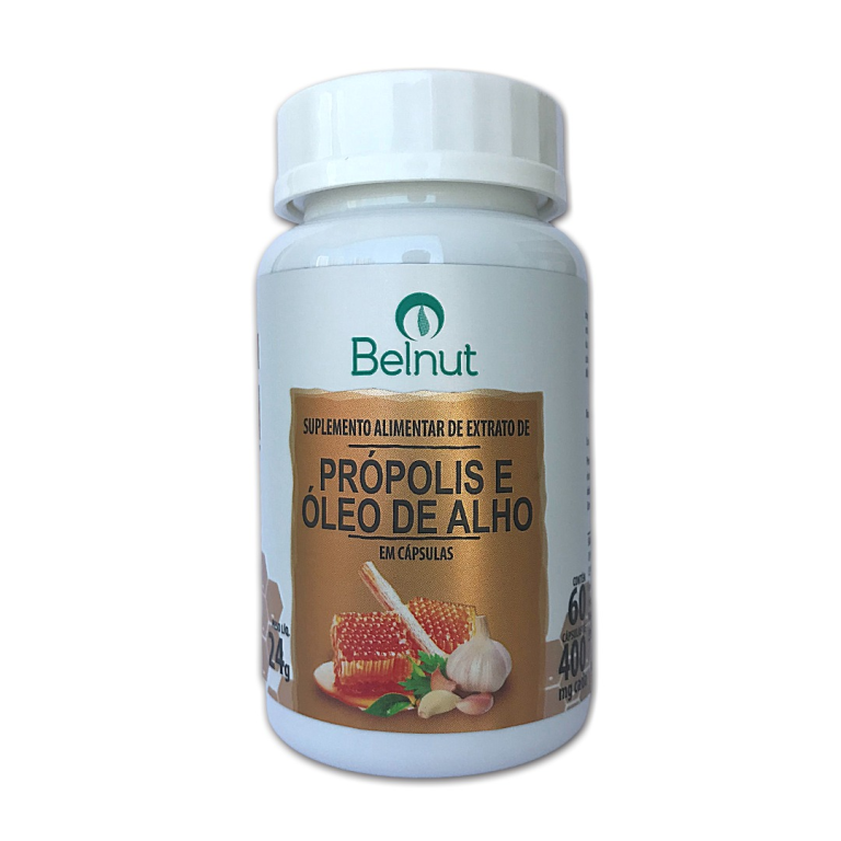Propolis e Oleo de Alho 60cps Belnut.
