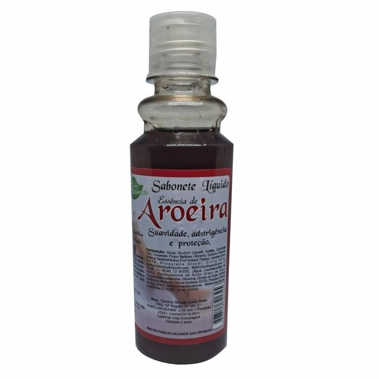 Sabonete Liquido de Aroeira. 200ml