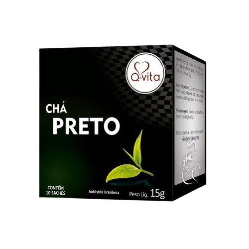 Cha preto sache 15g, Qvita.