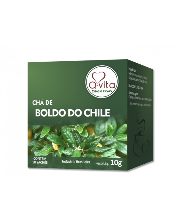 Cha de Boldo do Chile 10g Qvita.