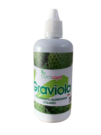 Extrato em gotas de graviola 100ml FloraCaps
