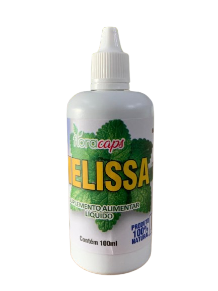 Extrato em gotas de melissa 100ml FloraCaps