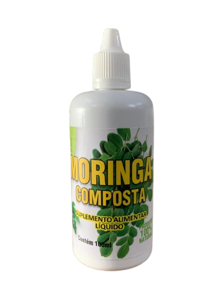 Extrato em gotas de moringa composta 100ml FloraCaps