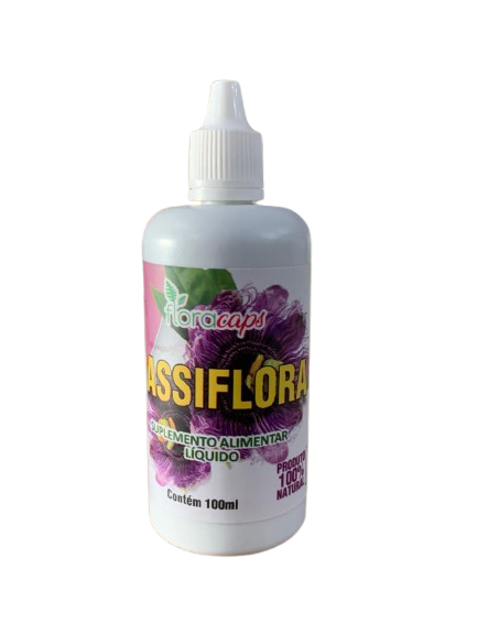 Extrato em gotas de Passiflora 100ml FloraCaps