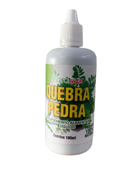 Extrato em gotas de quebra pedra 100ml FloraCaps