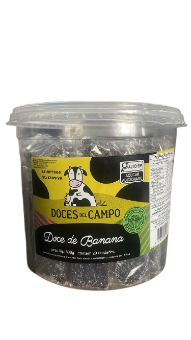 Doce de Banana pote c/20, Doces Del Campo.