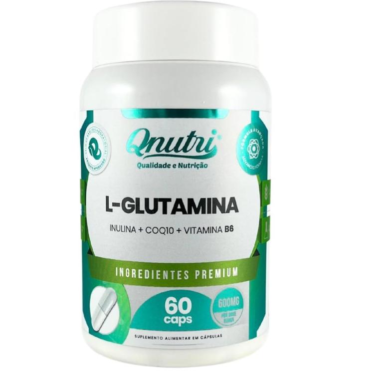 L-Glutamina 60cps, Qnutri.