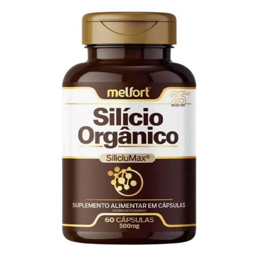 Silicio Orgânico 60cps 500mg, Melfort.
