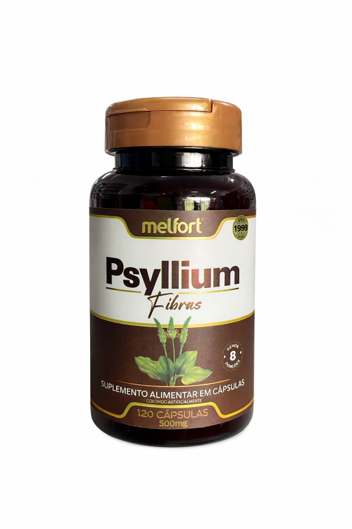 Psyllium Fibras 120cps 500mg, Melfort.