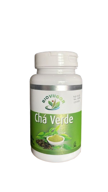 Cha Verde 60cps 500mg, Bioviigor.
