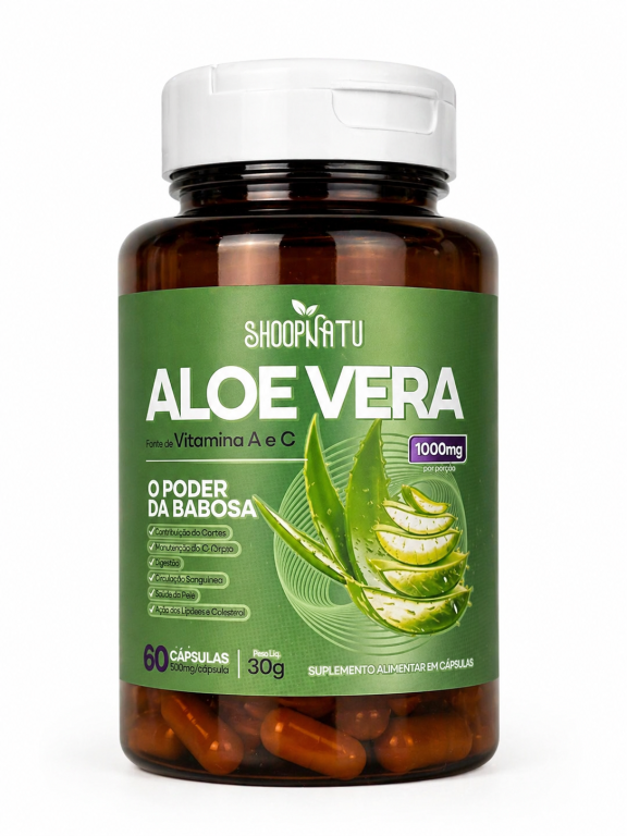 Aloe Vera 60cps 1000mg, Shoopnatu.