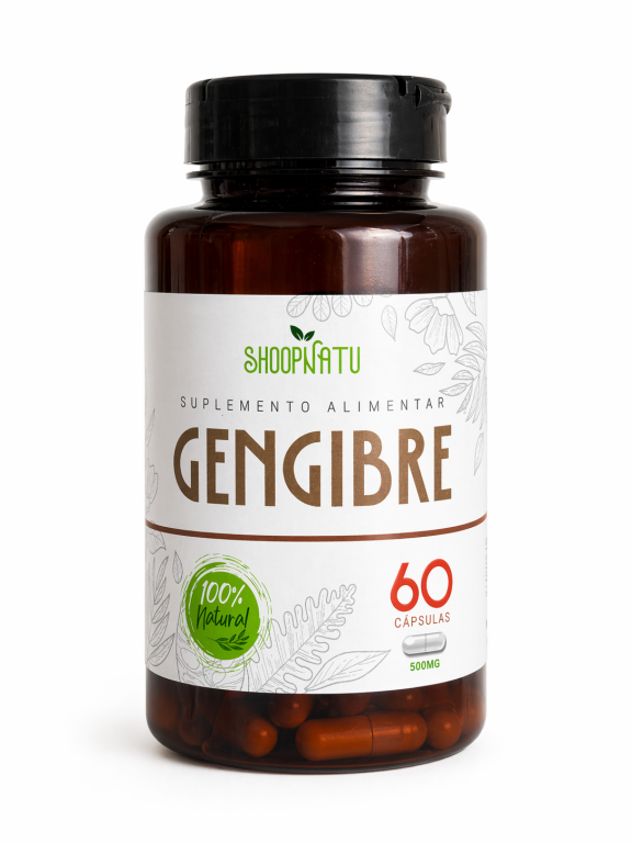 Gengibre 60cps 500mg, Shoopnatu.