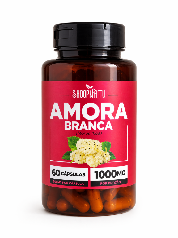 Amora Branca 60cps 1000mg, Shoopnatu.
