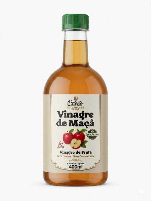 Vinagre de Maça 400ml, Organico.