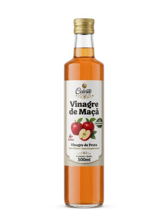 Vinagre de Maça 500ml, Organico.
