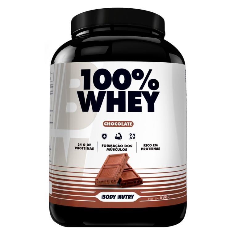 Whey Concentrado, 900g Chocolate, Body Nutry.