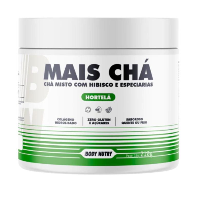 Mais Cha com Hibisco e Especiarias, Hortelã 210g Body Nutry.