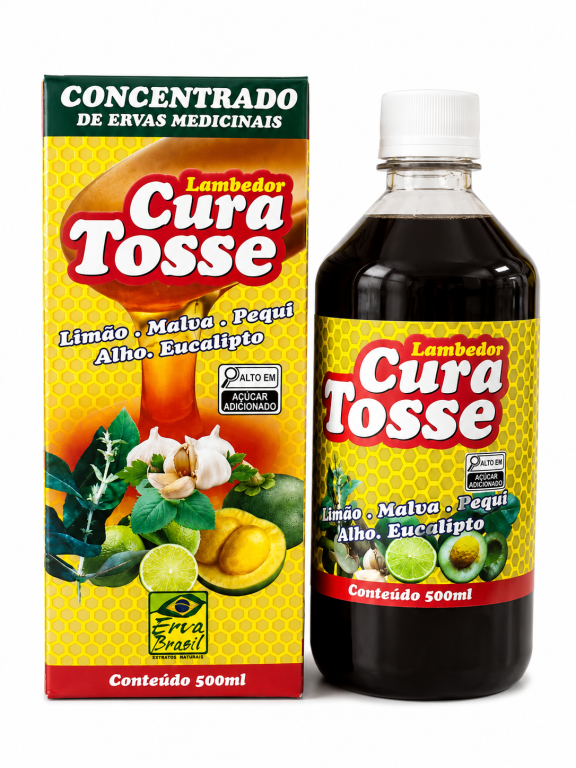 Lambedor cura tosse 500ml Erva Brasil