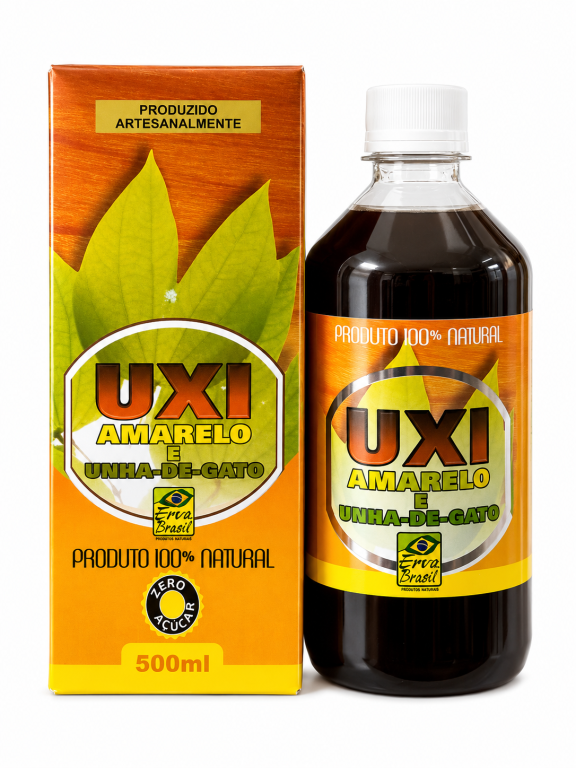 Xarope de Uxi amarelo e unha de gato 500ml Erva Brasil