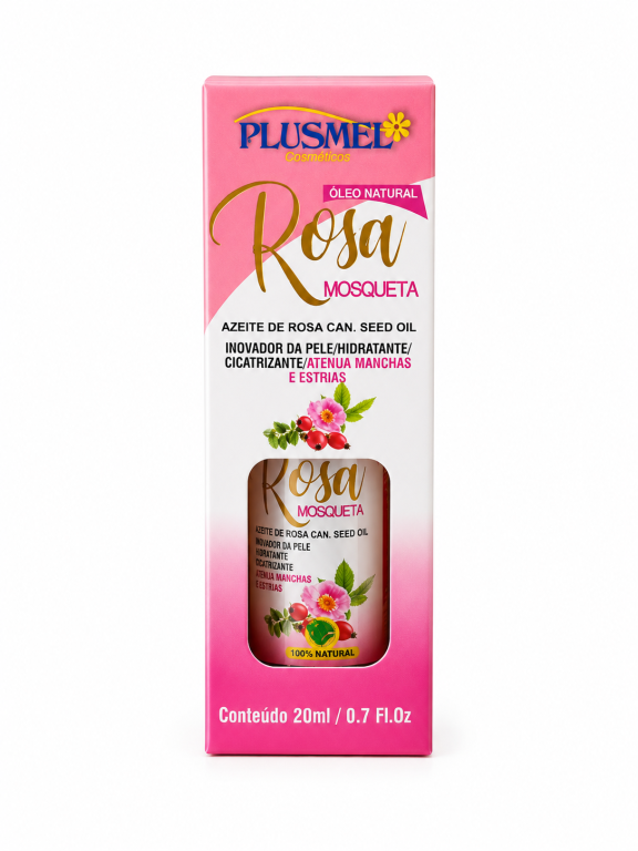 Oleo natural de rosa mosqueta 20ml Plus Mel