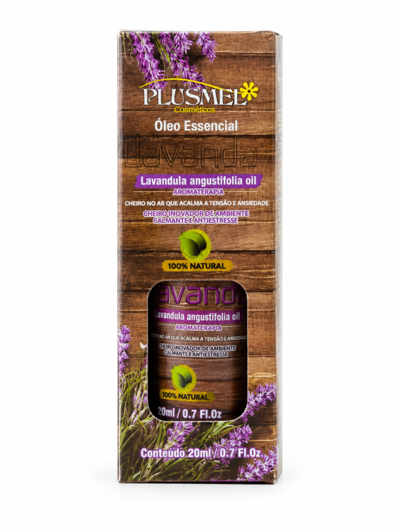 Oleo essencial de lavanda 20ml Plus Mel