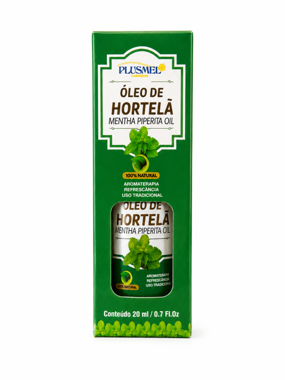 Oleo natural de hortela 20ml Plus Mel