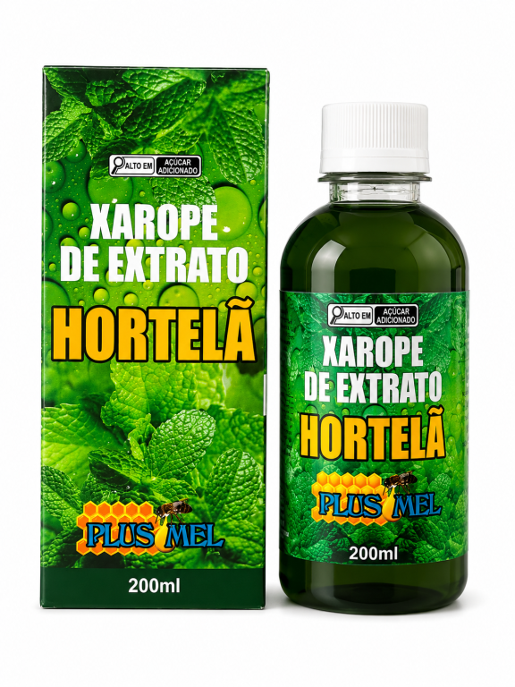 Xarope misto de hortela 200ml Plus Mel