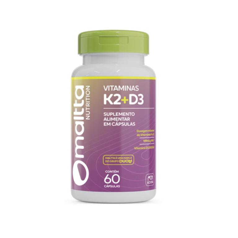 Vitamina K2 + D3 Maltta, 60cps.