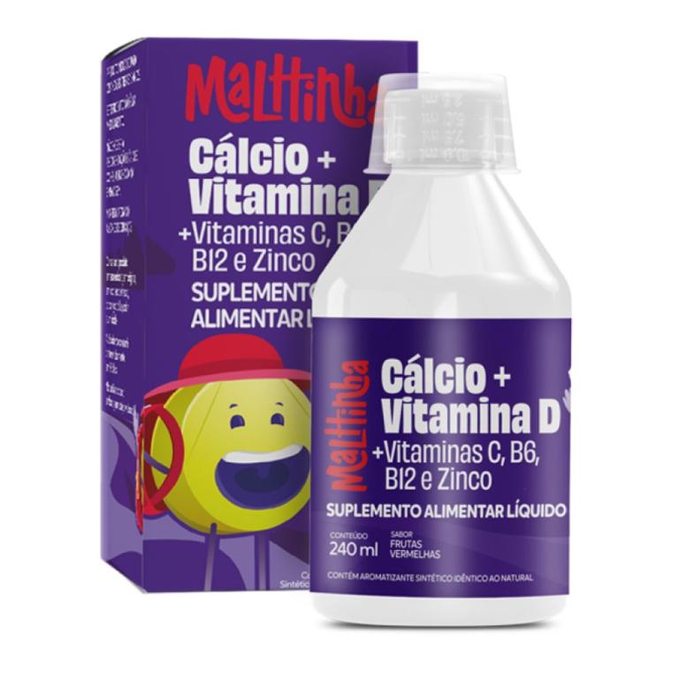 Calcio + Vitaminas Kids 240ml, Maltta.