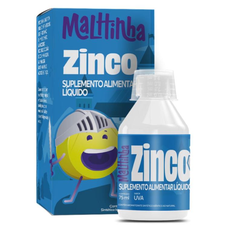 Zinco sabor uva Kids, 75ml Maltta.