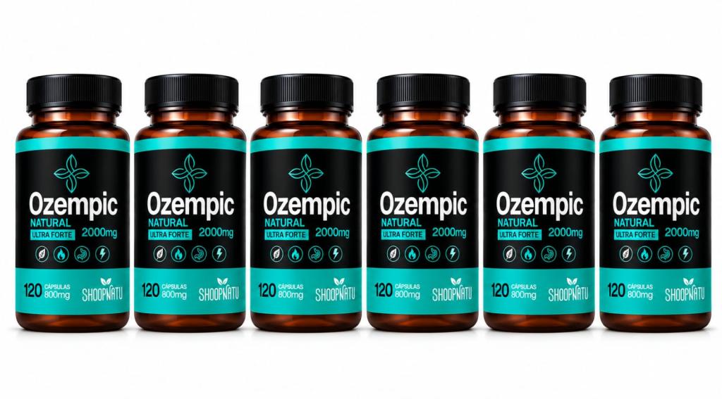 Kit 6 Ozempic Natural 120 capsulas
