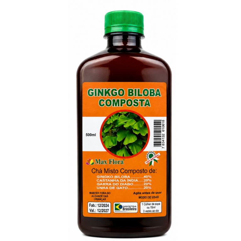 Suplemento alimentar Ginkgo Biloba Composta.