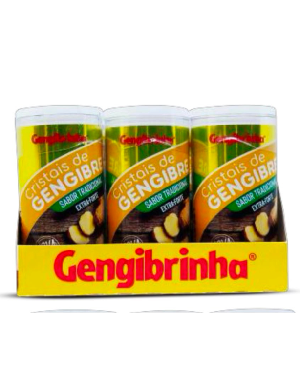 Cristais gengibrinhas tradicional display c/6un