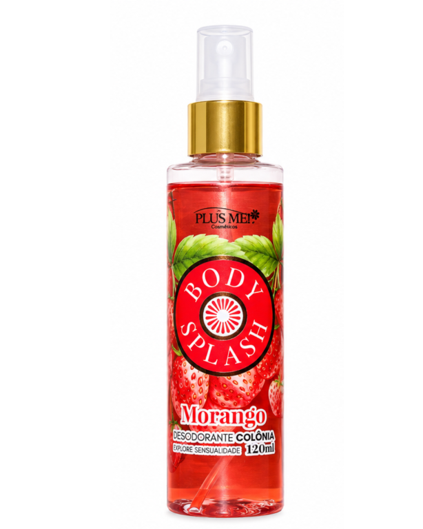 Body Splash colônia Morango 120ml Plus Mel