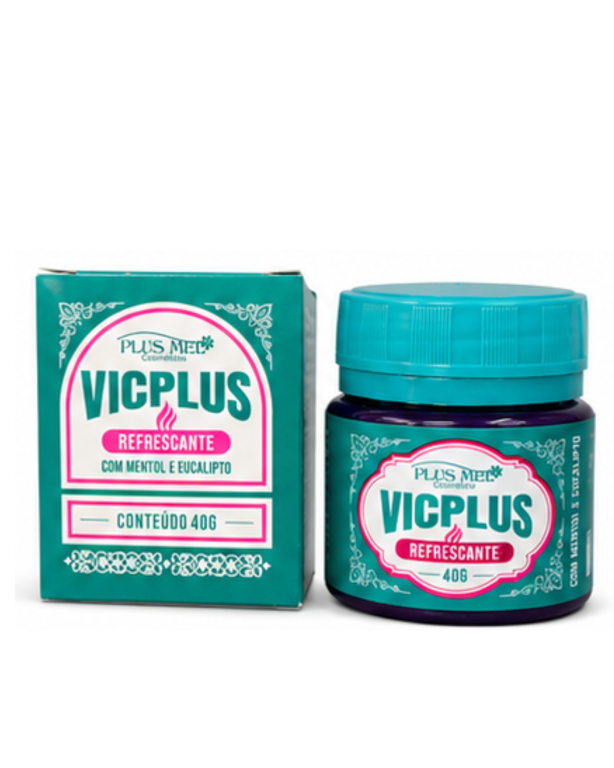 Vicplus refrescante (mentol + eucalipto)  40g Plus Mel