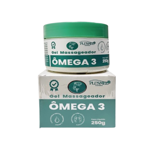 Gel massageador Ômega 3 250g Plus Mel