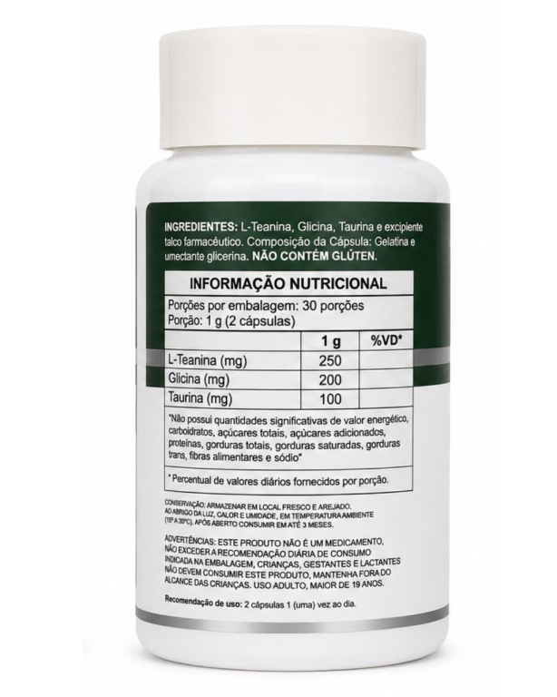 L-theanina 60cps 500mg Purafor