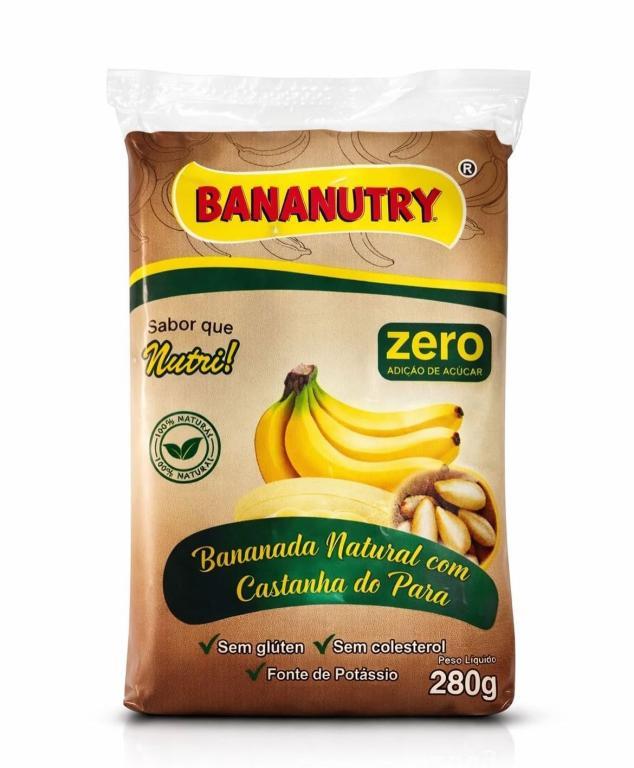 Bananada Natural com Castanha, BANANUTRY.