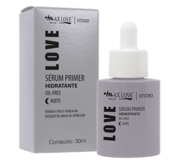 SÉRUM PRIMER HIDRATANTE NOITE MAX LOVE BOX COM 24 UN
